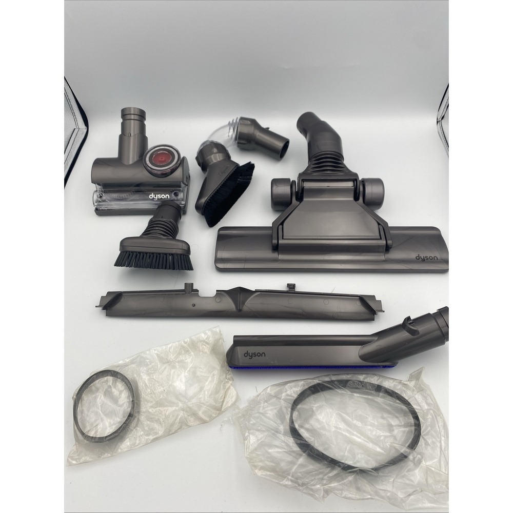 Dyson Vacuum Cleaning Head Lot Of 5 And‎ 2 Replacement Belts Attachments Parts